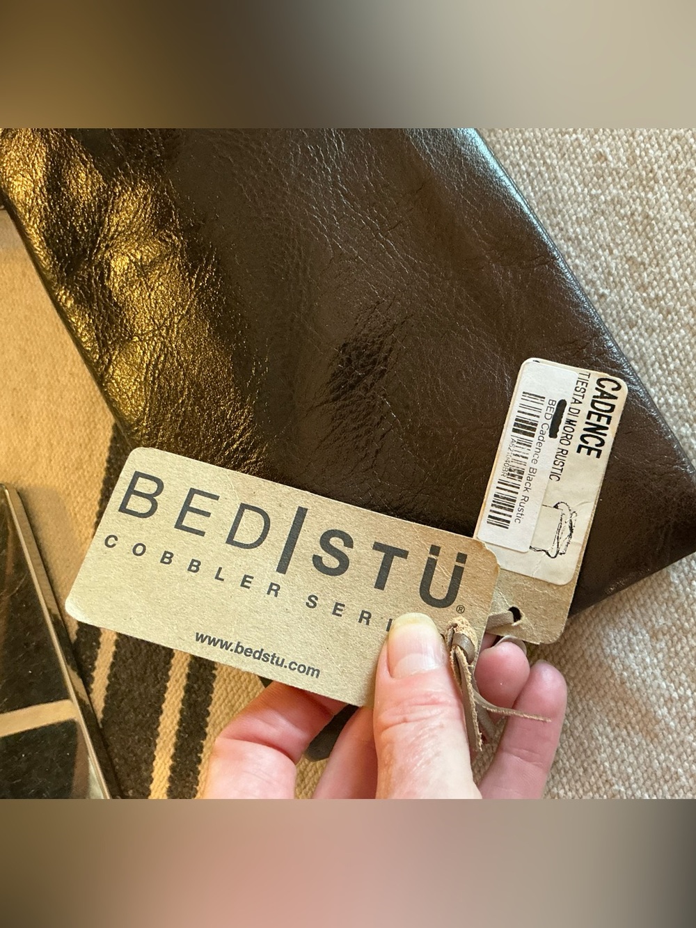 NWT Bed Stu Cadence Wallet Wristlet Crossbody Bag Teak Tiesta Di Moro Rustic 179 - Picture 5 of 14